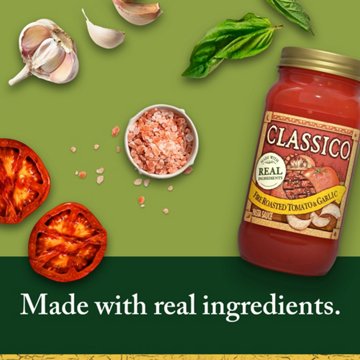 Classico Fire Roasted Tomato & Garlic Pasta Sauce