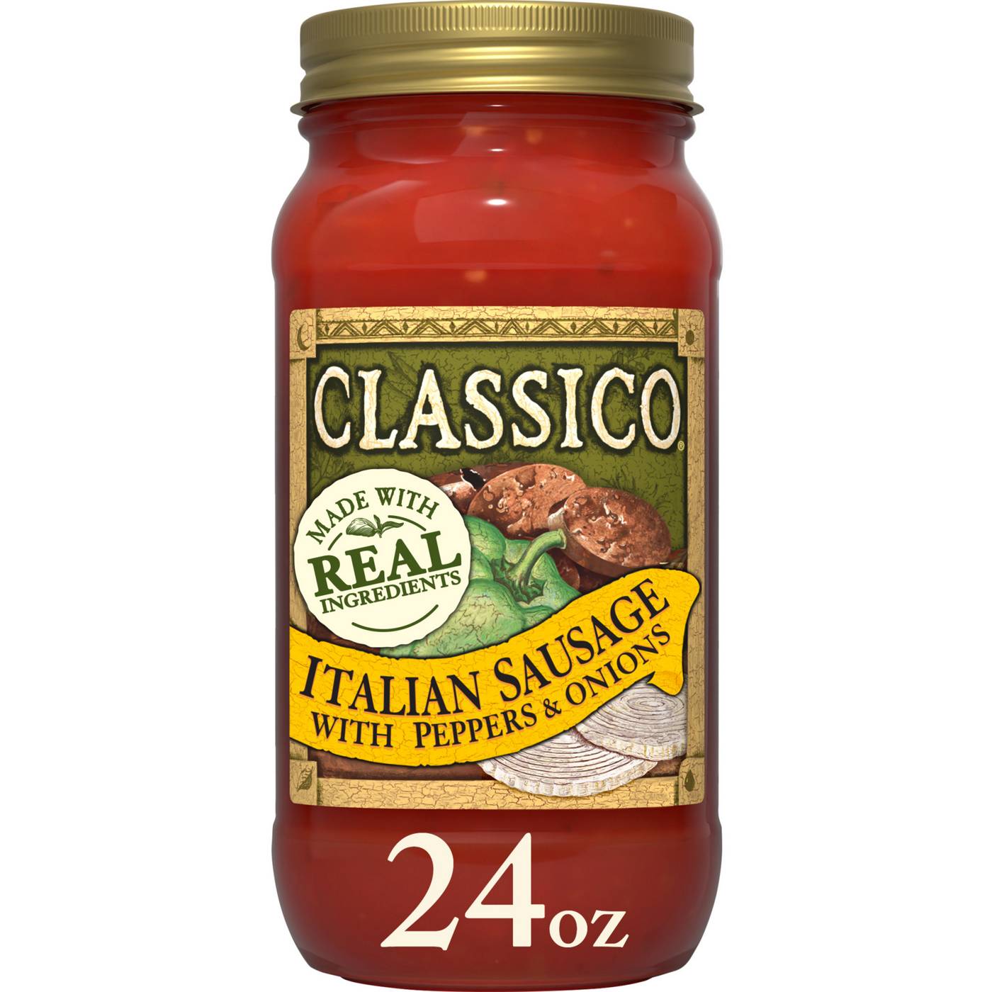 Classico Italian Sausage with Peppers & Onions Pasta Sauce; image 1 of 5