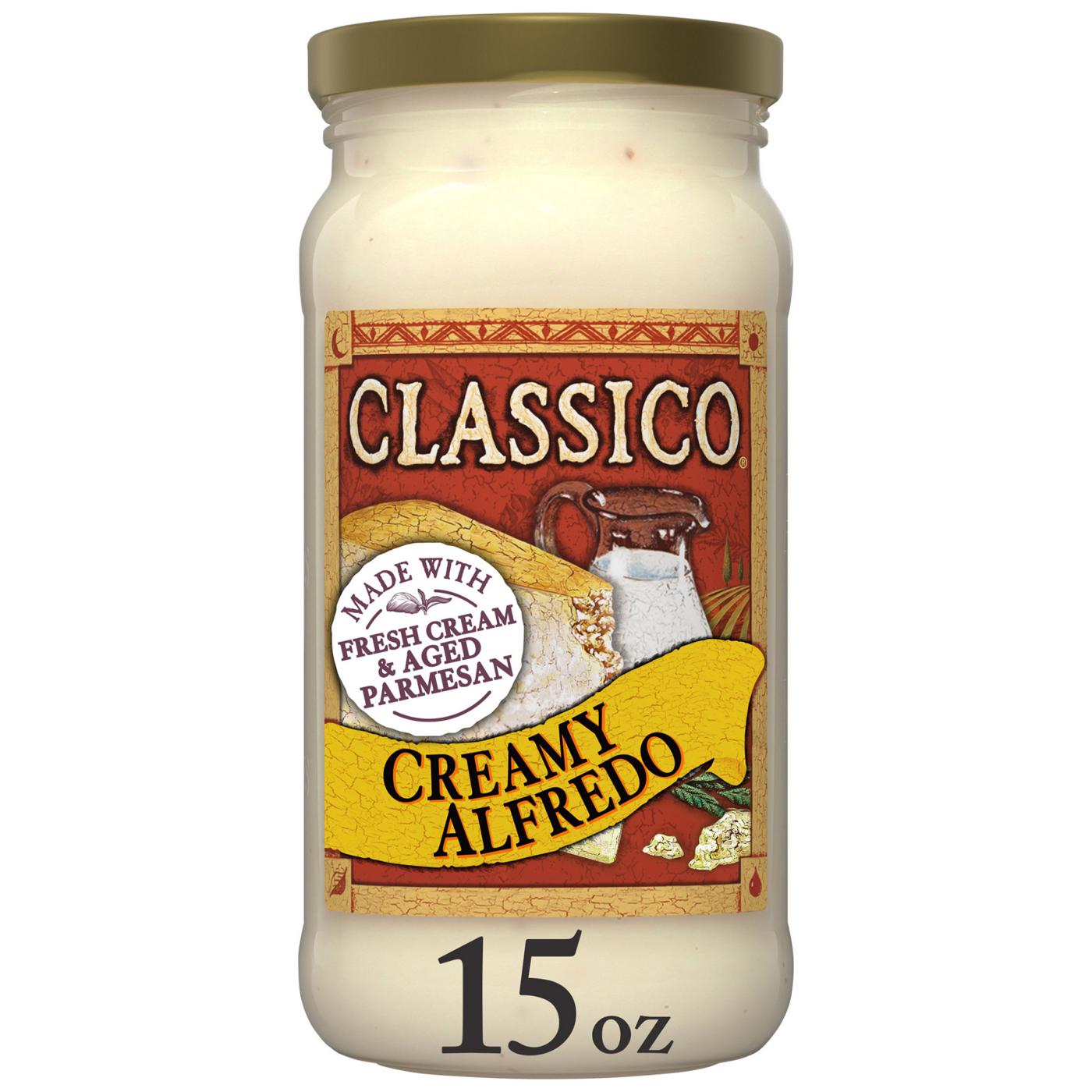 Classico Creamy Alfredo Pasta Sauce; image 1 of 5