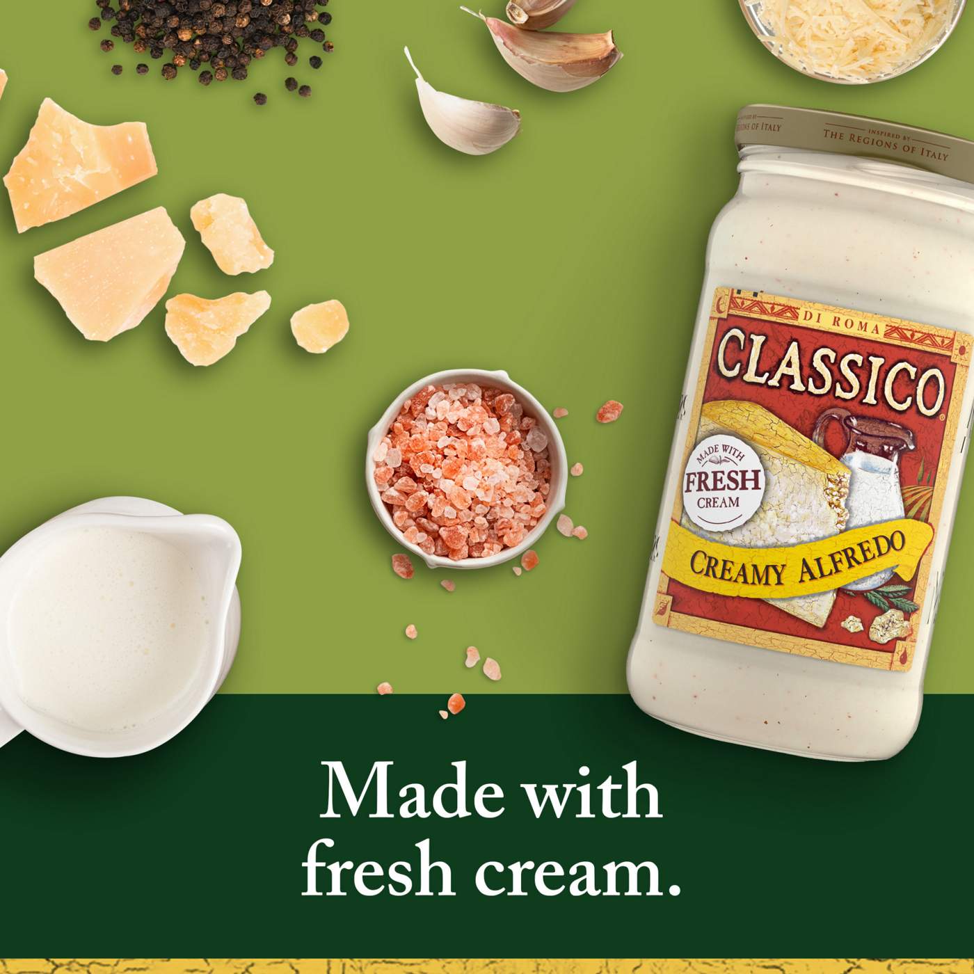 Classico Creamy Alfredo Pasta Sauce; image 2 of 5