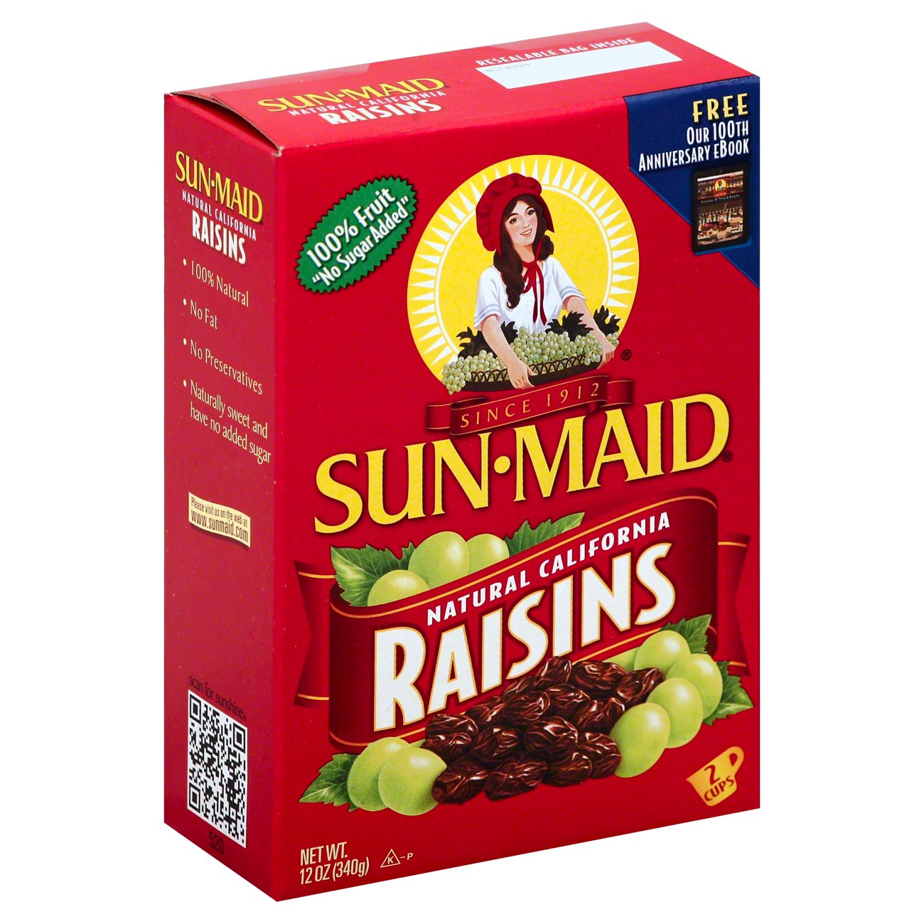 SunMaid Natural California Raisins Shop Raisins at HEB
