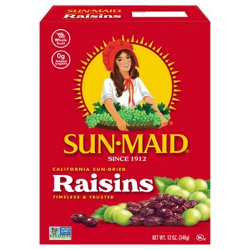 Sun-Maid Natural California Raisins, 12 oz