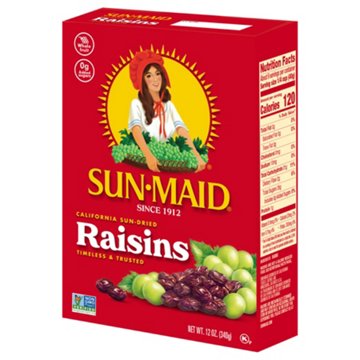 Sun-Maid Natural California Raisins, 12 oz