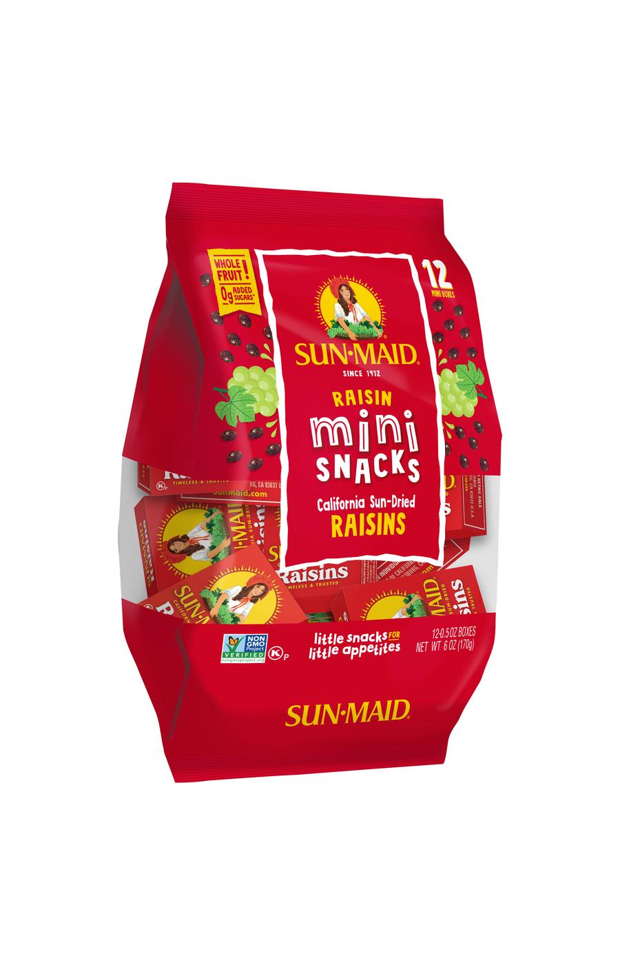 Sun-Maid Natural California Raisins Mini Snacks; image 4 of 5