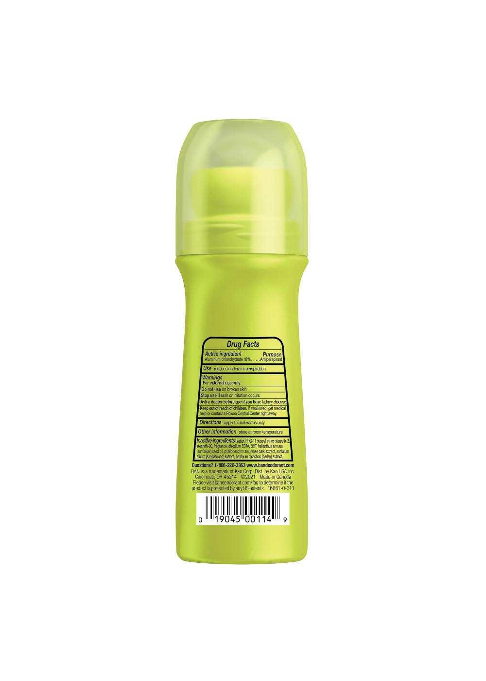 Ban Roll-On Antiperspirant Deodorant - Regular; image 9 of 9