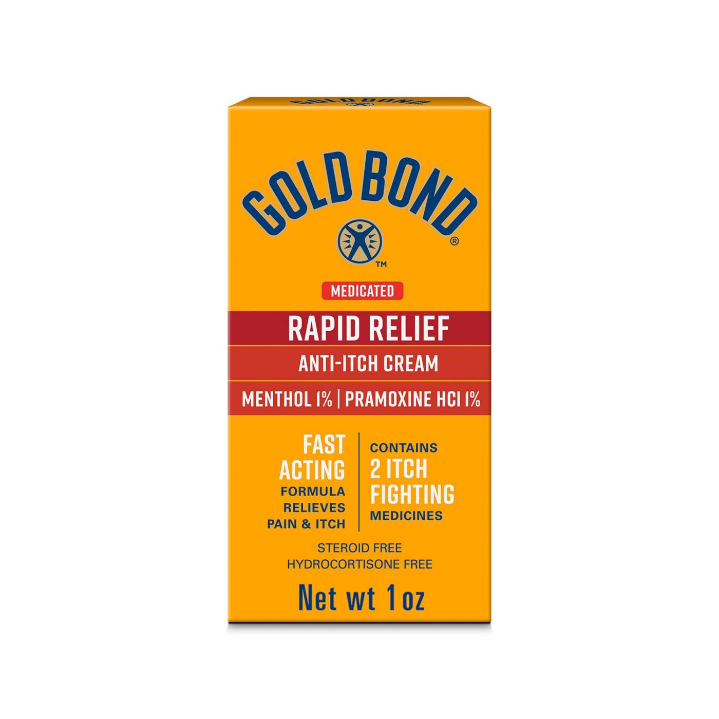 Gold Bond Medicated Rapid Relief Maximum Strength Anti-itch Cream; image 1 of 3