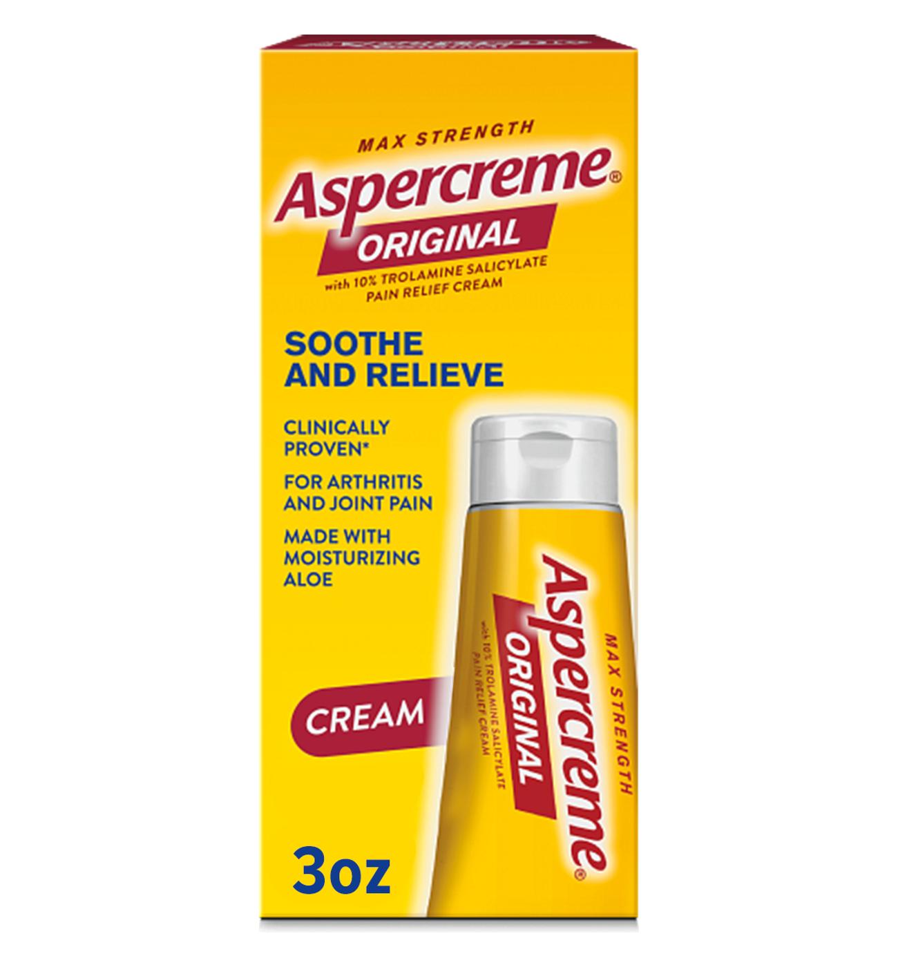Aspercreme Original Arthritis & Joint Pain Relief Cream; image 1 of 8