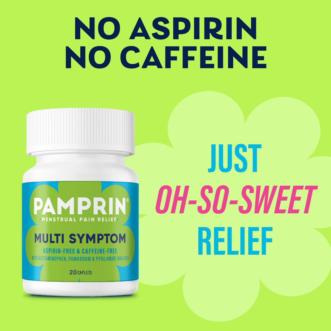 Pamprin Multi Symptom Menstrual Pain Relief Coated Caplets; image 6 of 7