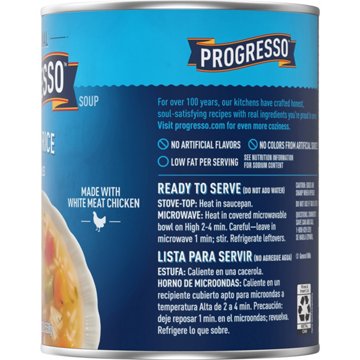 Progresso Traditional Chicken Rice with Vegetables Soup