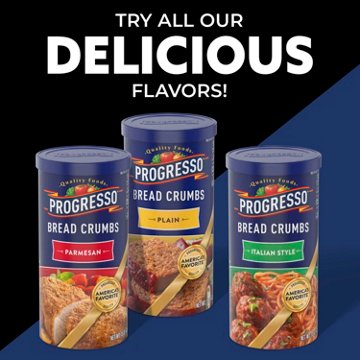Progresso Plain Bread Crumbs, 15 oz