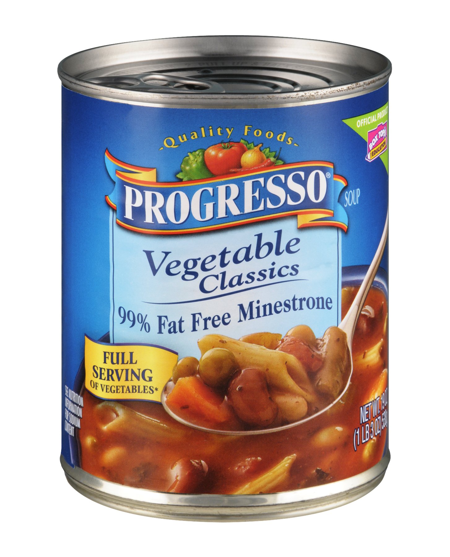 Progresso Vegetable Classics 99% Fat Free Minestrone Soup - Shop Soups ...