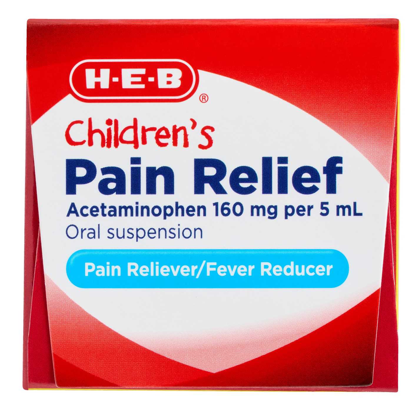H-E-B Pain Relief Acetaminophen Children's Cherry Flavor; image 4 of 5