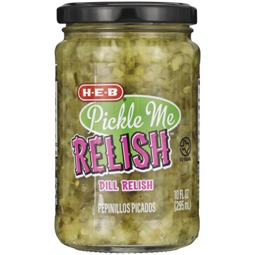 H-E-B Pickle Me Relish Dill Relish, 10 oz