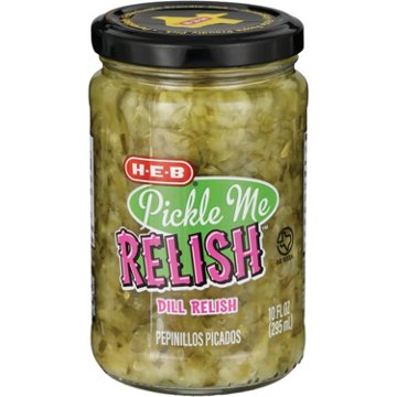 H-E-B Pickle Me Relish Dill Relish, 10 oz