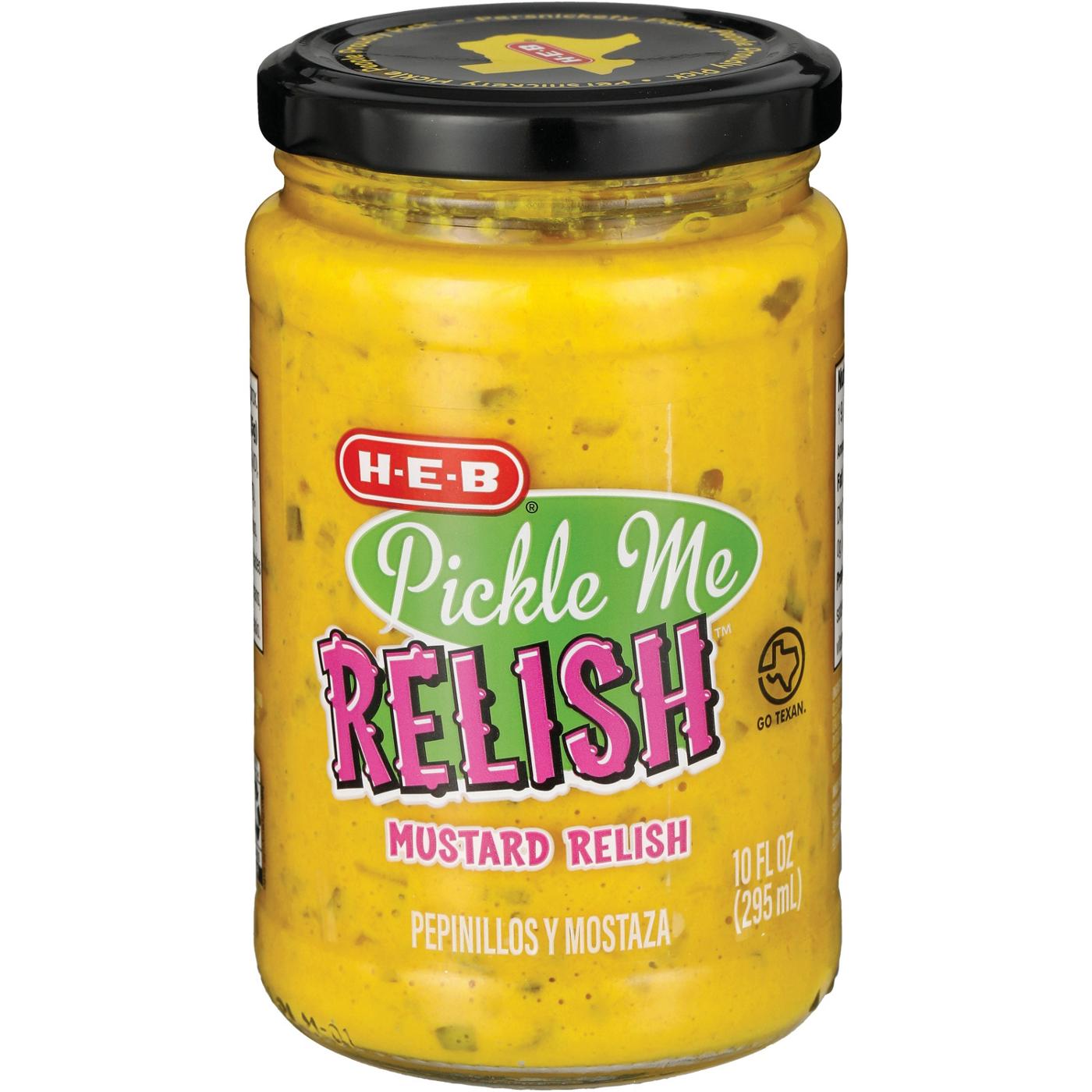H-E-B Pickle Me Relish Mustard Relish; image 2 of 2