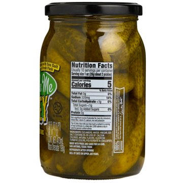 H-E-B Pickle Me Dilley Dill Gherkins Pickles, 16 oz