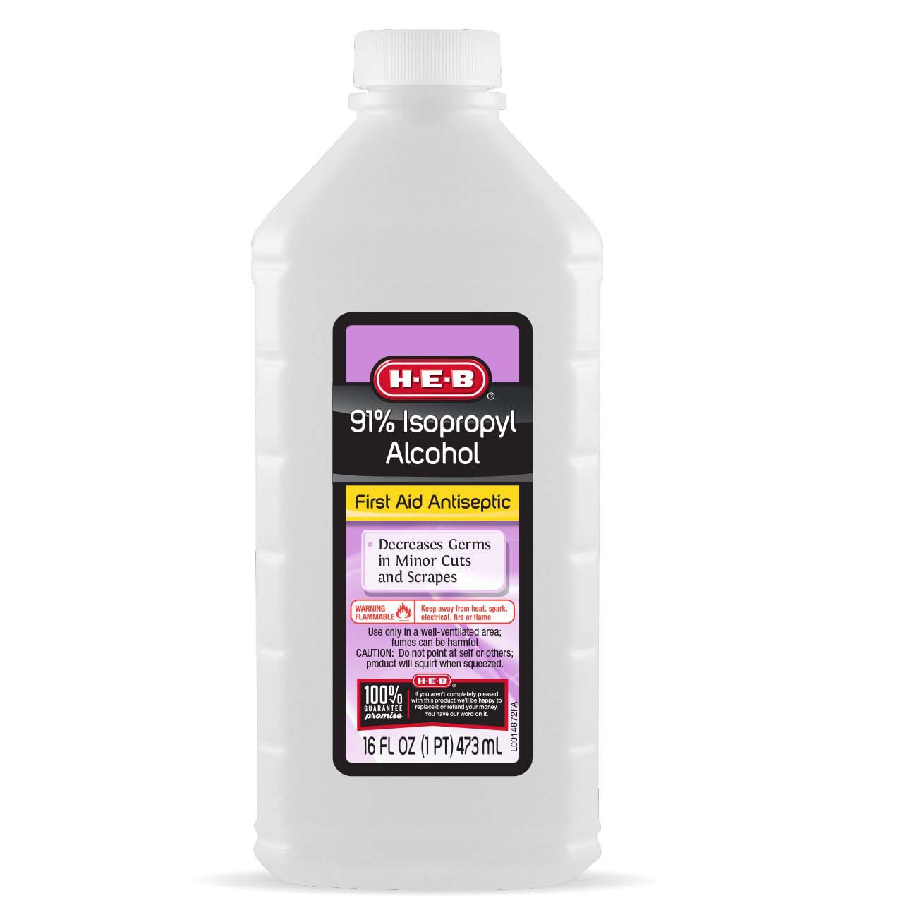 H-E-B 70% Isopropyl Alcohol - Shop Antiseptics & Antibiotics at H-E-B