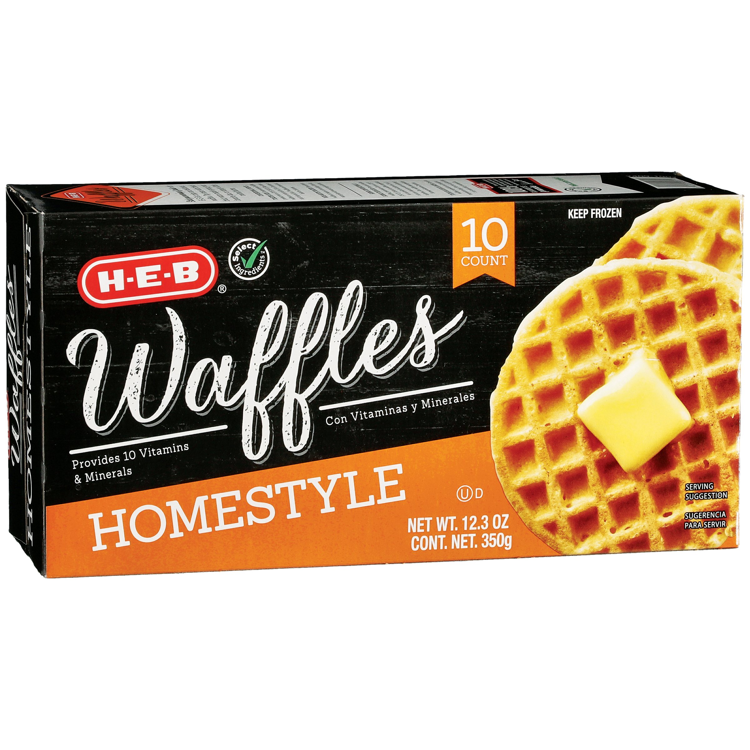 HEB Select Ingredients Homestyle Waffles Shop Entrees & Sides at HEB