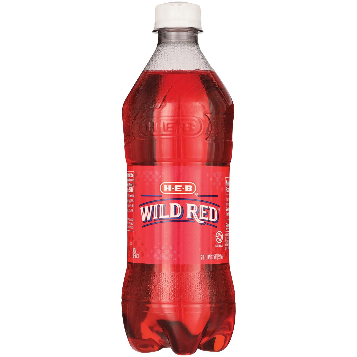 H-E-B Wild Red Soda; image 1 of 2