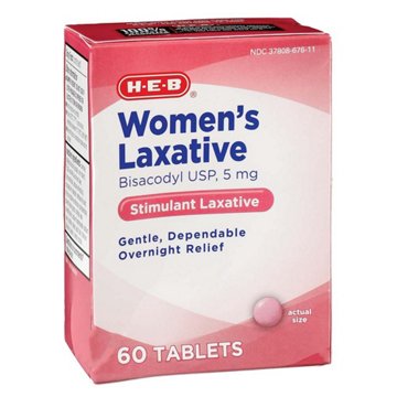 H-E-B Women's Laxative Tablets, 60 ct