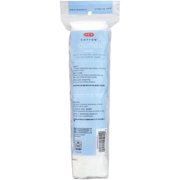 H-E-B Quilted Cotton Rounds, 80 ct