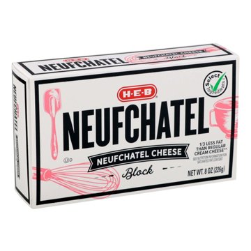H-E-B Neufchatel Cheese, 8 oz