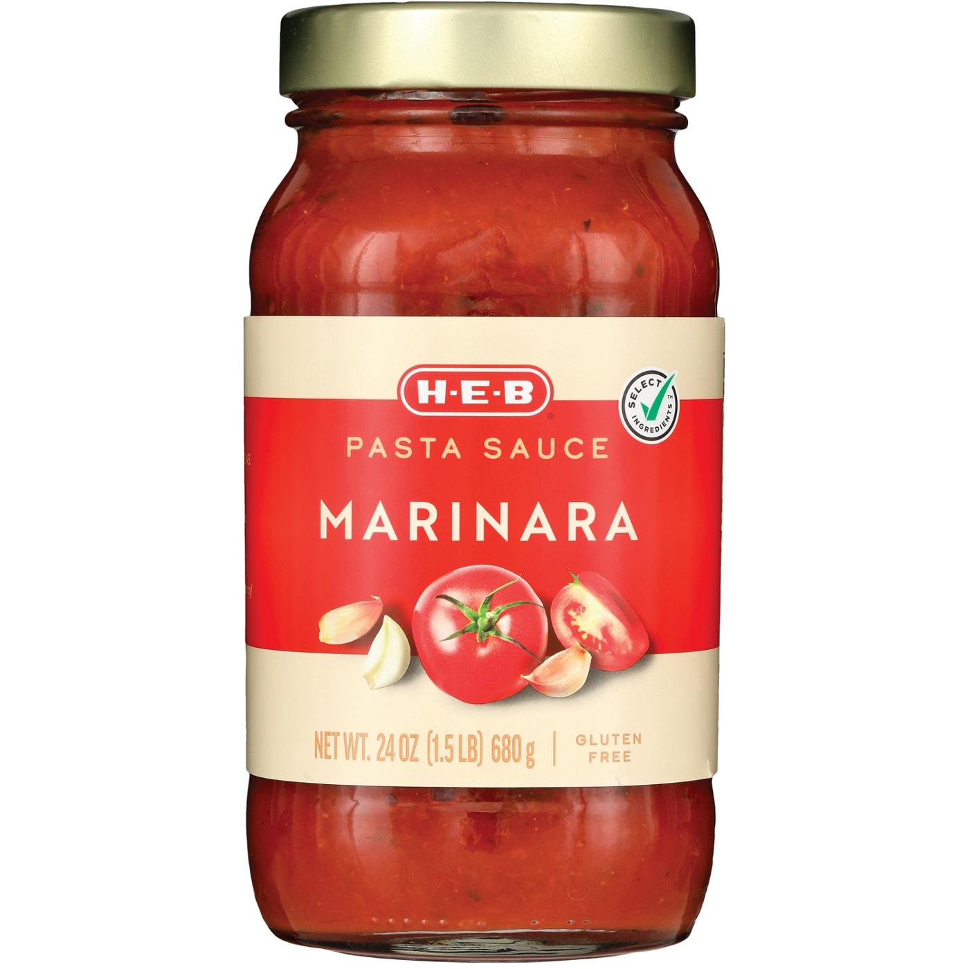 H-E-B Marinara Pasta Sauce; image 1 of 2