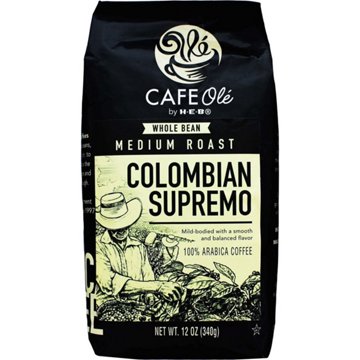 CAFE Olé by H-E-B Whole Bean Medium Roast Columbian Supremo Coffee