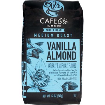CAFE Olé by H-E-B Whole Bean Medium Roast Vanilla Almond Coffee
