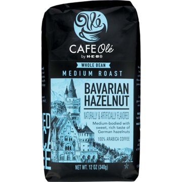 CAFE Olé by H-E-B Bavarian Hazelnut Medium Roast Whole Bean Coffee