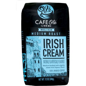 CAFE Olé by H-E-B Whole Bean Medium Roast Irish Cream Coffee