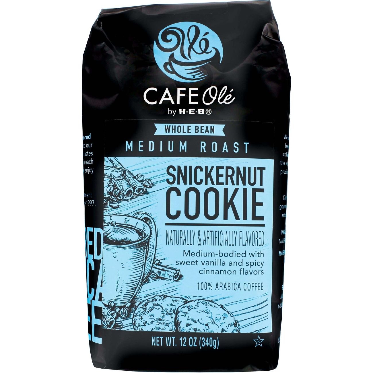 Cafe Ole by HEB Snickernut Whole Bean Coffee Shop Coffee at HEB