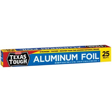 H-E-B Texas Tough 12" Aluminum Foil, 25 sq ft