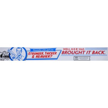 H-E-B Texas Tough 12" Aluminum Foil, 25 sq ft