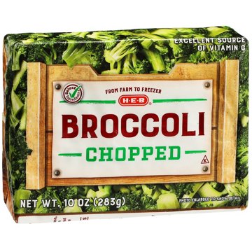 H-E-B Frozen Chopped Broccoli, 10 oz