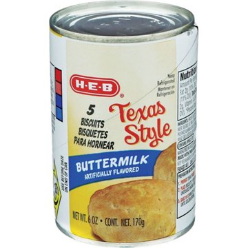 H-E-B Texas-Style Buttermilk Biscuits, 5 ct