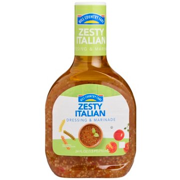 Hill Country Fare Zesty Italian Salad Dressing, 24 oz