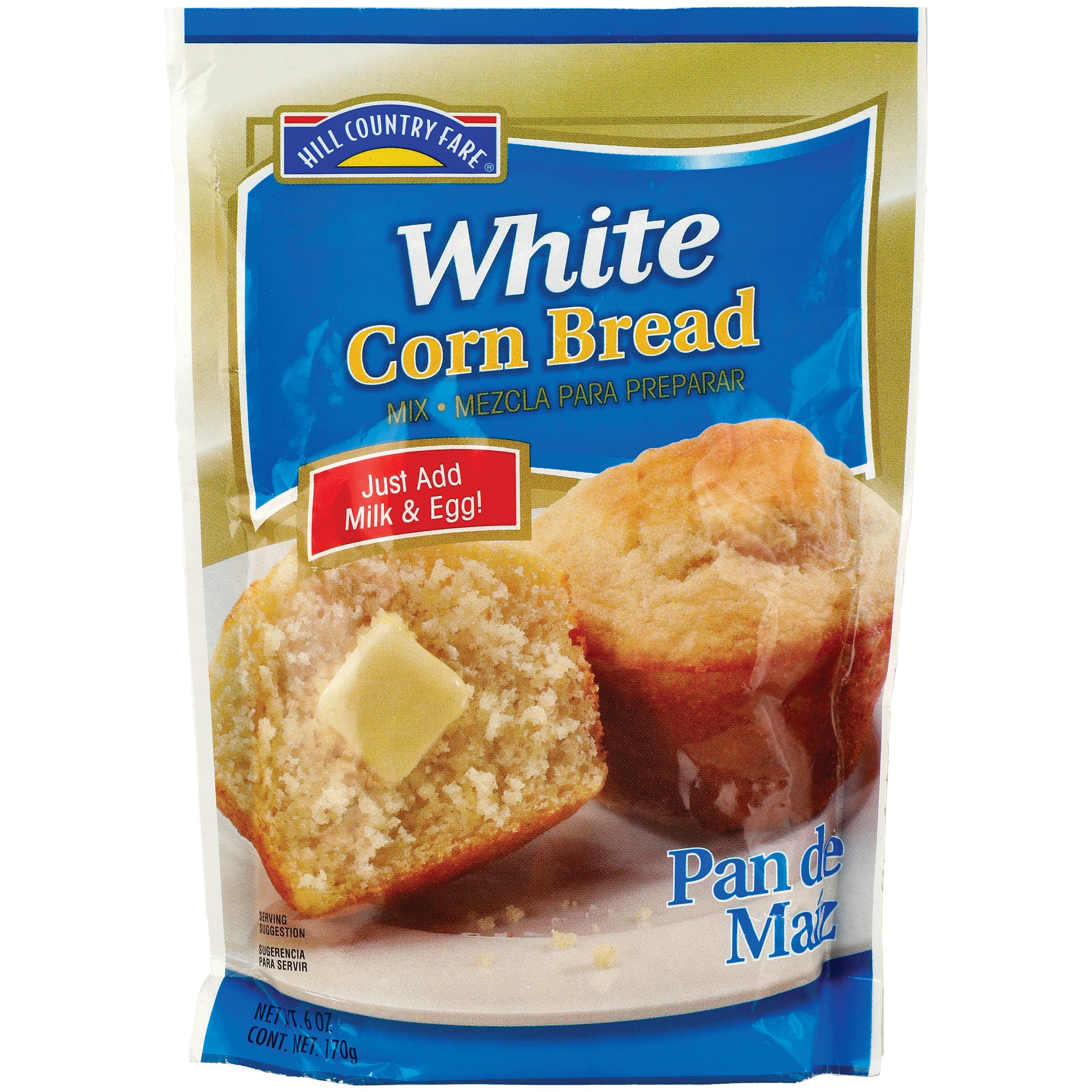 Hill Country Fare White Corn Bread Mix Shop Baking Mixes at HEB