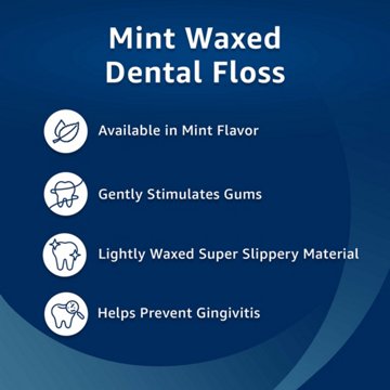 Hill Country Essentials Waxed Dental Floss - Mint, 100 yd