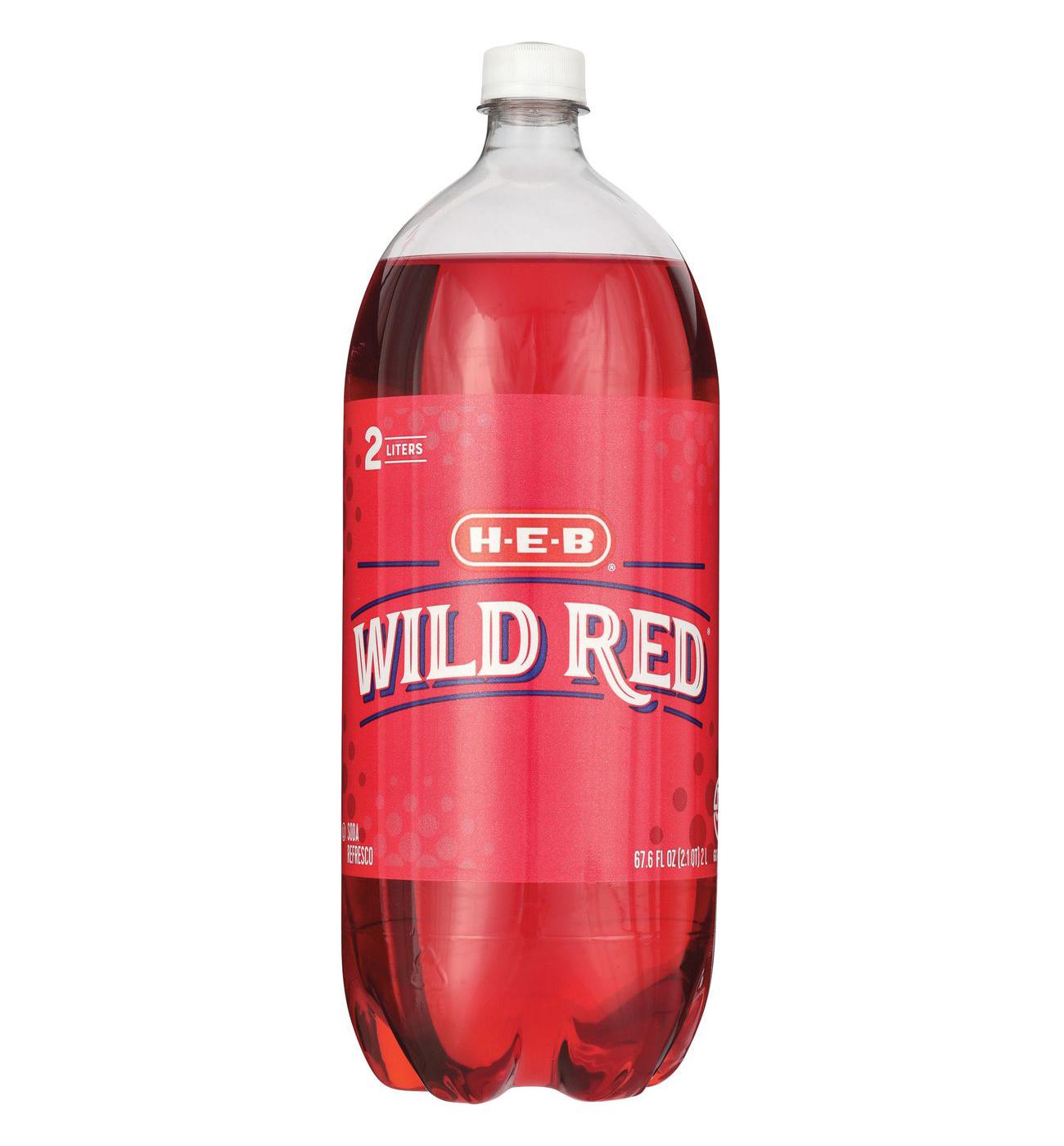 H-E-B Wild Red Soda; image 1 of 2