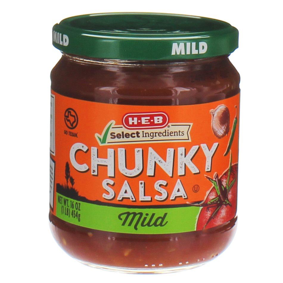 H-E-B Mild Chunky Salsa - Shop Salsa & Dip At H-E-B