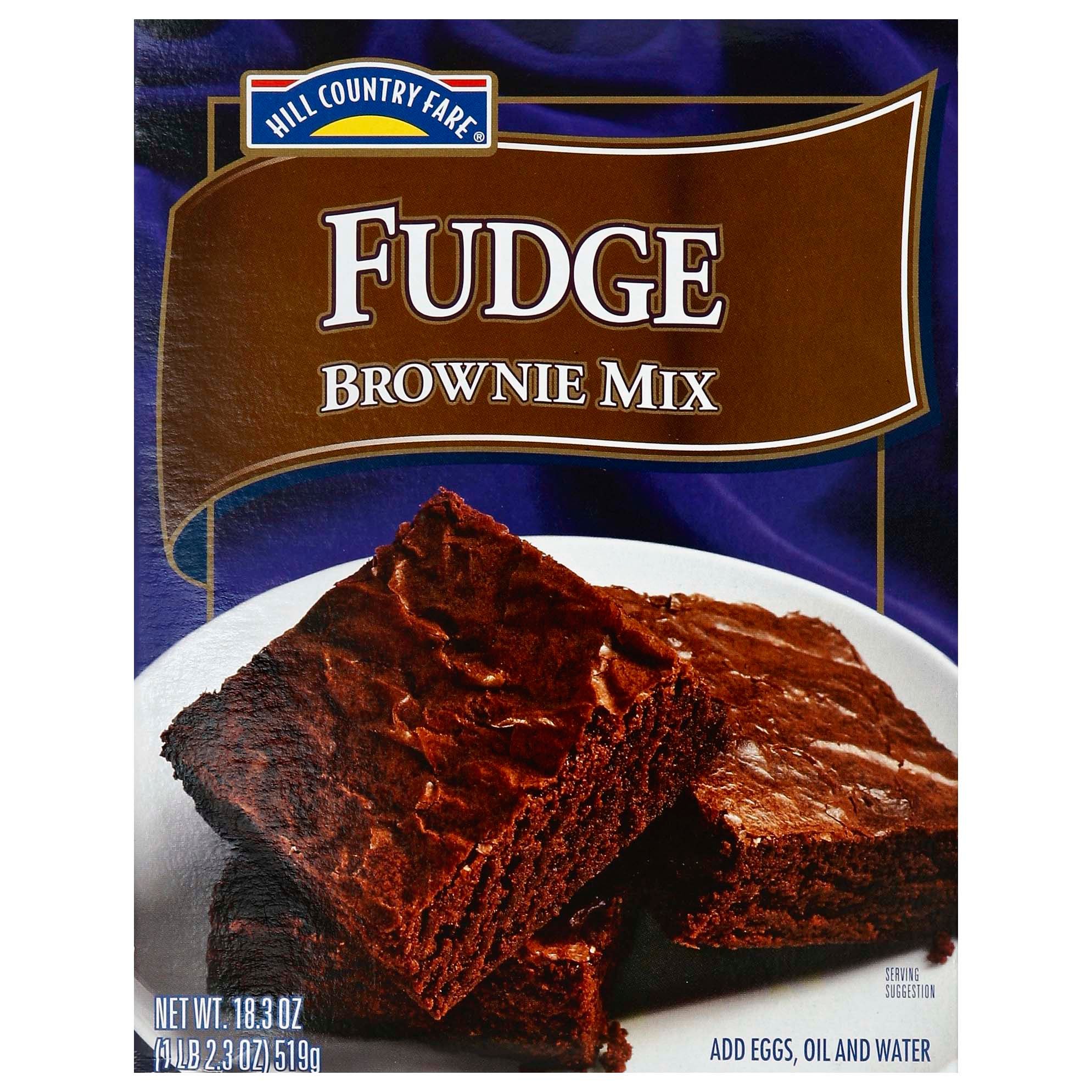 Hill Country Fare Fudge Brownie Mix Shop Baking Ingredients at HEB