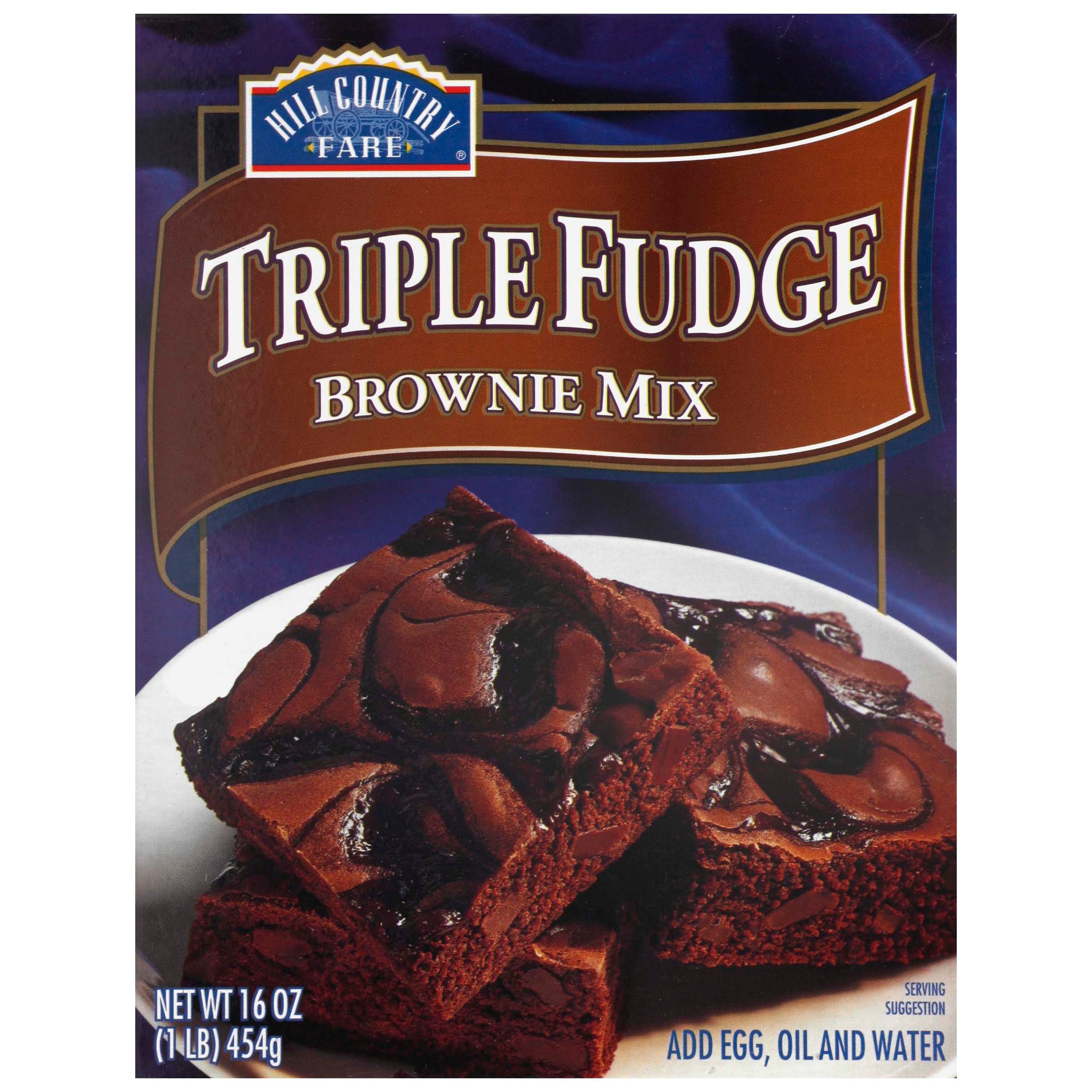 Hill Country Fare Triple Fudge Brownie Mix Shop Baking Mixes at HEB