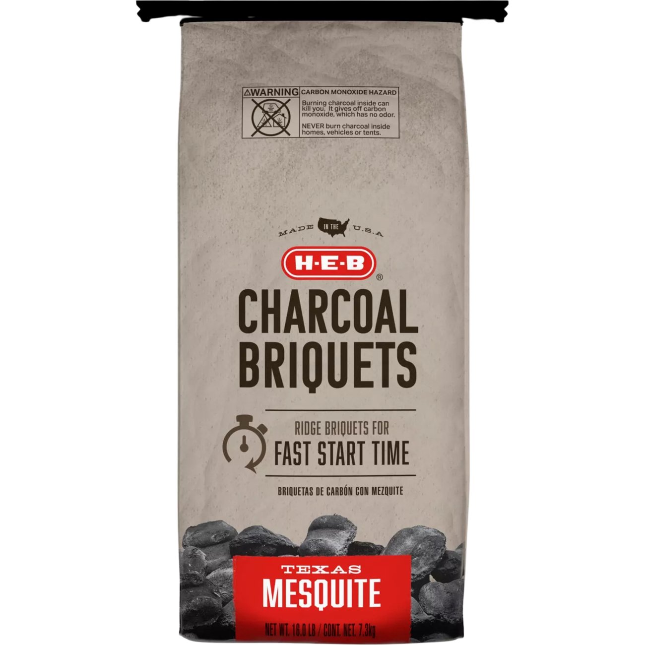 HEB Mesquite Charcoal Briquets Shop Charcoal, Wood & Fuel at HEB