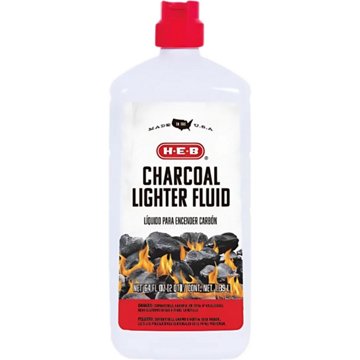 H-E-B Odorless Charcoal Lighter Fluid, 64 oz