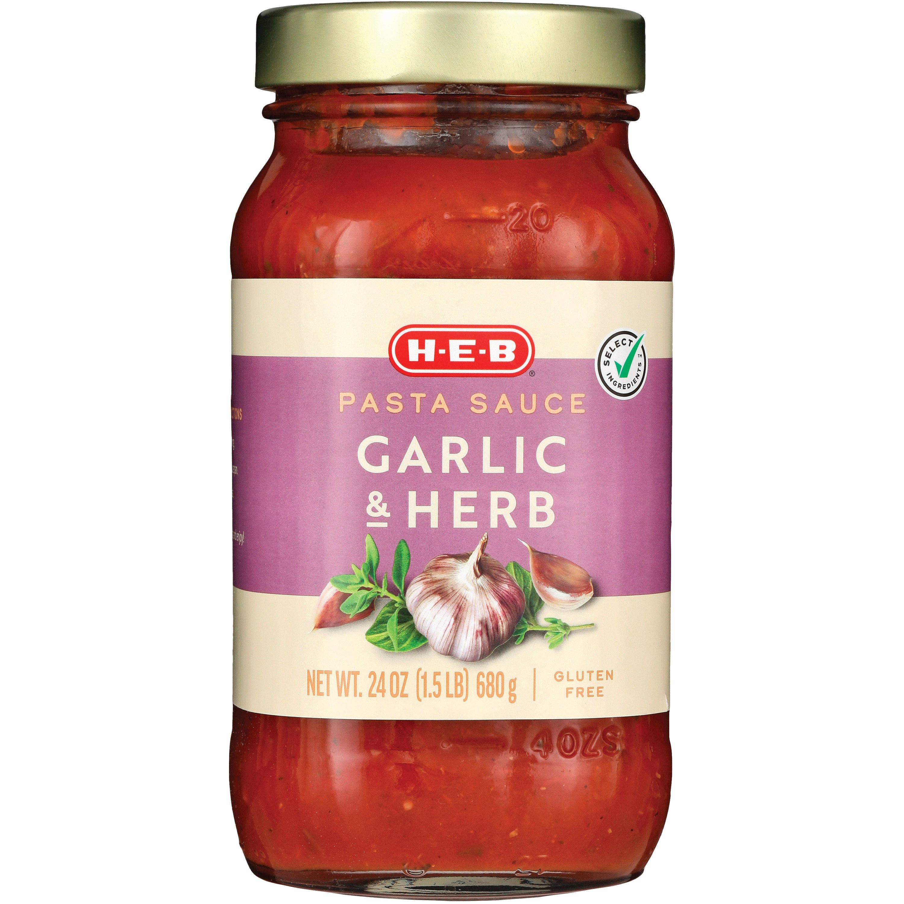 H-E-B Garlic & Herb Pasta Sauce - Shop Pasta Sauces At H-E-B