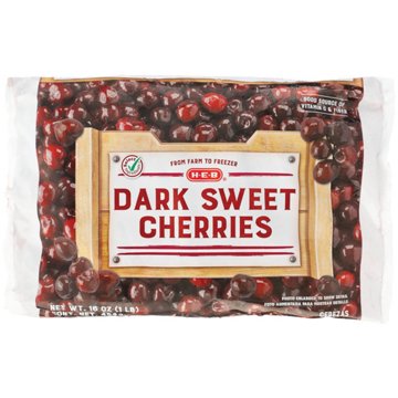 H-E-B Frozen Dark Sweet Cherries, 16 oz