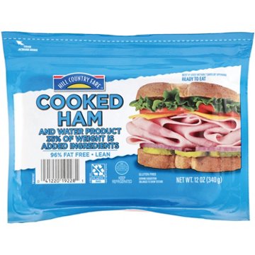 Hill Country Fare Cooked Ham Lunch Meat, 12 oz
