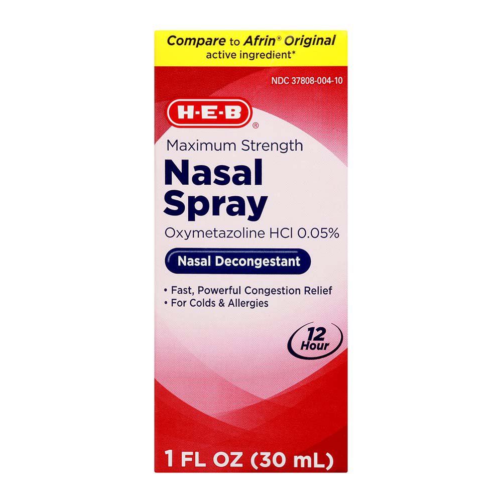 nasal congestion spray