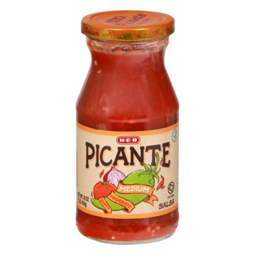 H-E-B Medium Picante Salsa, 16 oz